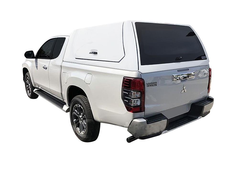 HARD TOP UTILITAIRE FB MITSUBISHI L200 2016+ CLUB CAB AVEC PORTES LATERALES PAPILLON - NON PEINT
