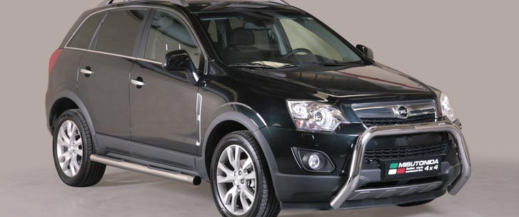 SUPER BAR INOX Ø 76 OPEL ANTARA 2011+ CE