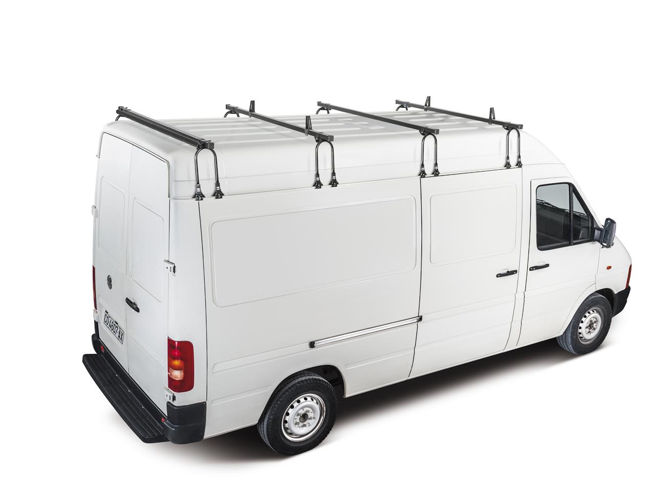 BARRES TRANSVERSALES FORD TRANSIT 2000/2013 L1H1/L2H2/L3H2 ACIER (PAIRE)
