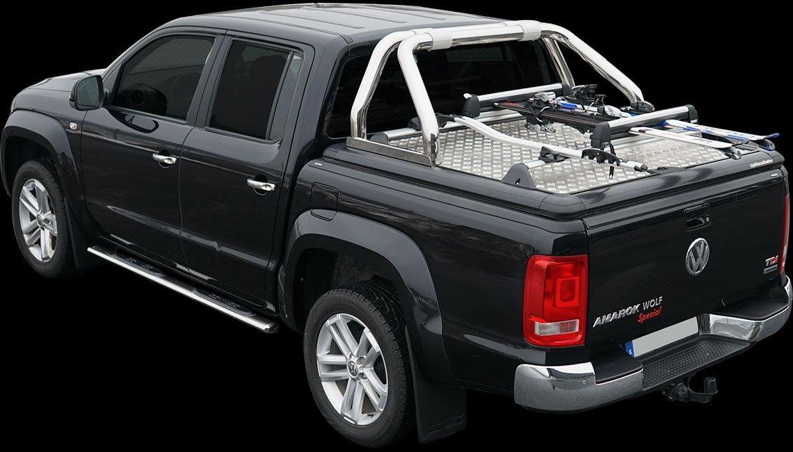 BICYCLE RACK (WITH KEYS) 1 BICYCLE Tonneau cover ALUMINIUM