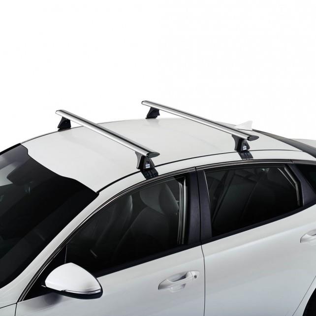 BARRES TRANSVERSALES FORD RANGER 2012/2022 DOUBLE & SUPER CAB - ALU NOIR (PAIRE)