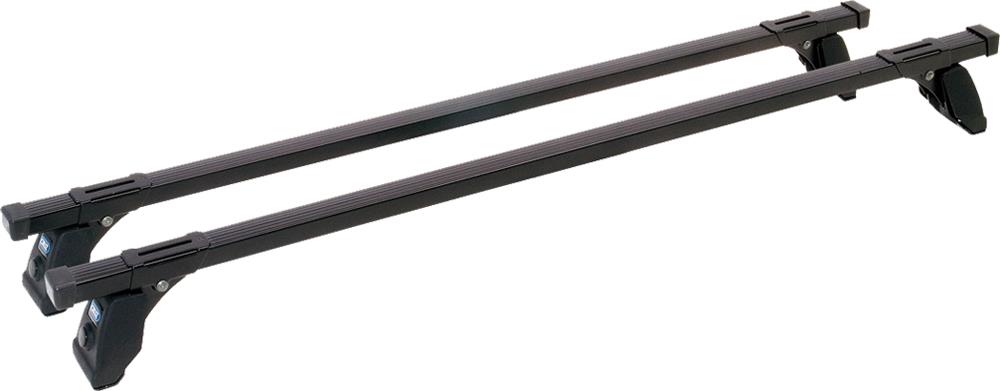 BARRES TRANSVERSALES RENAULT ALASKAN 2016+ ACIER NOIR PAIRE