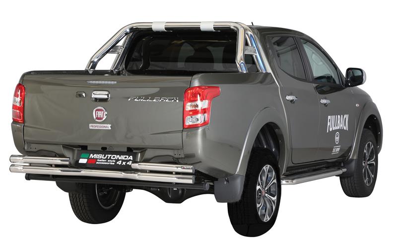 PARE CHOC ARRIERE DOUBLE TUBES INOX Ø 63 MITSUBISHI L200 2016+