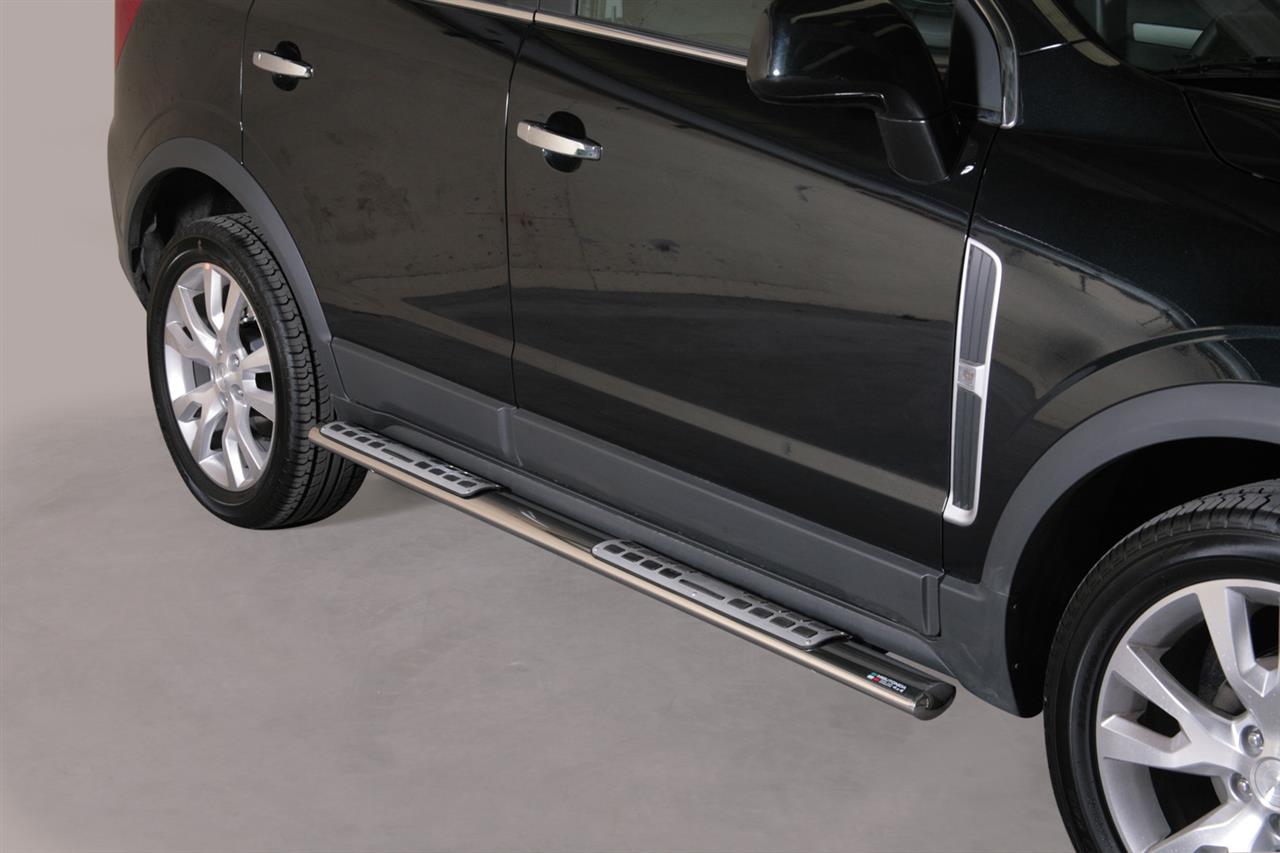 TUBES MARCHE PIEDS OVALE INOX DESIGN OPEL ANTARA 2011+