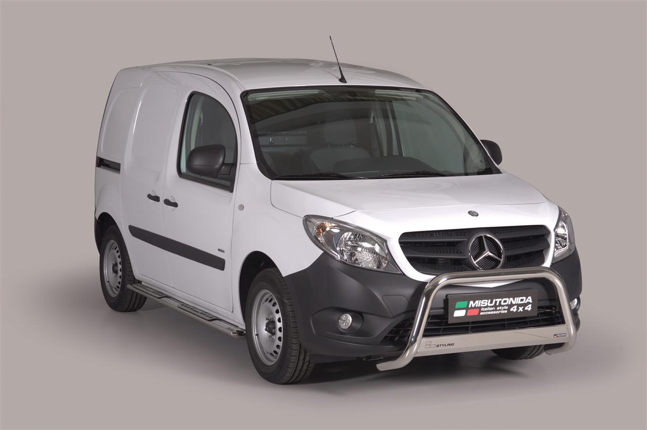 TUBES MARCHE PIEDS OVALE INOX DESIGN MERCEDES CITAN COMPACT 2012/2021