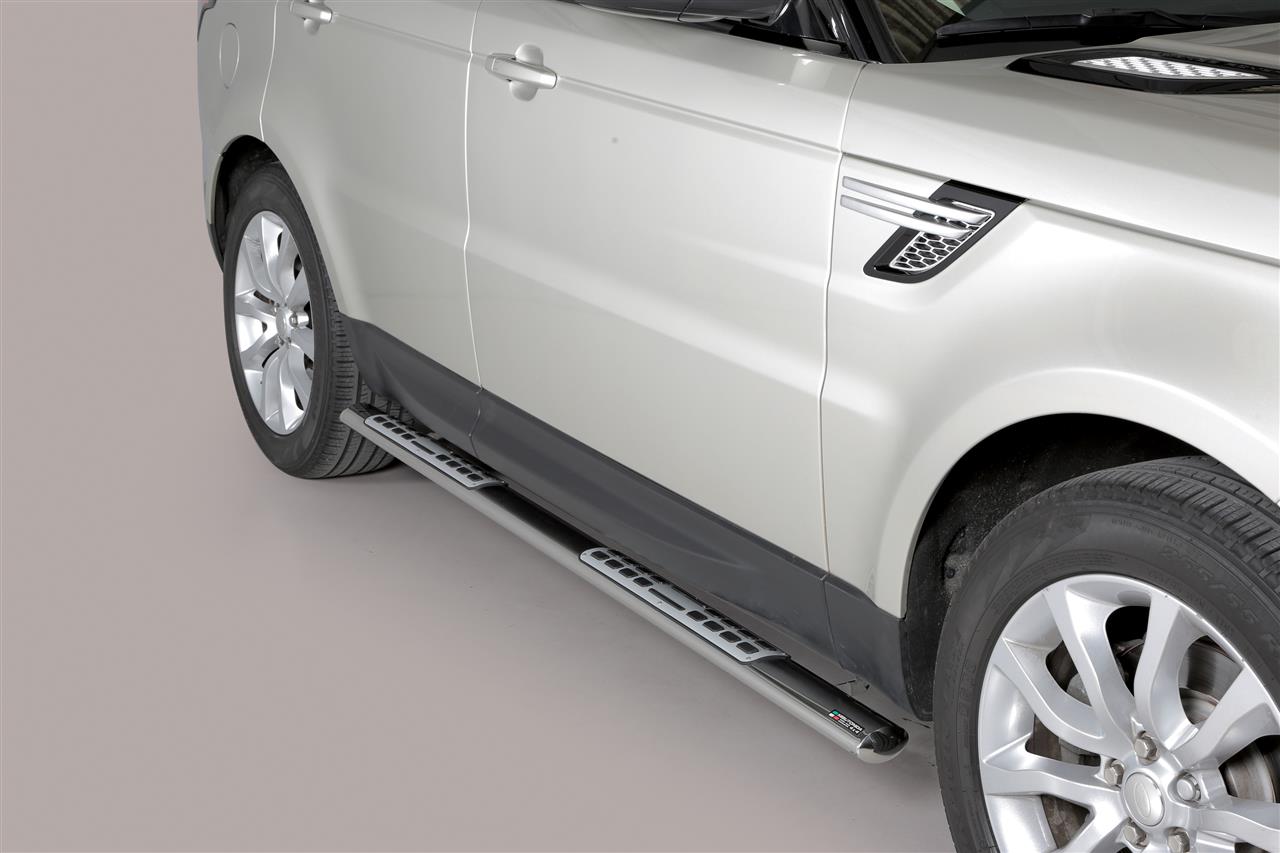 TUBES MARCHE PIEDS OVALE INOX DESIGN LANDROVER RANGE ROVER SPORT 2014+