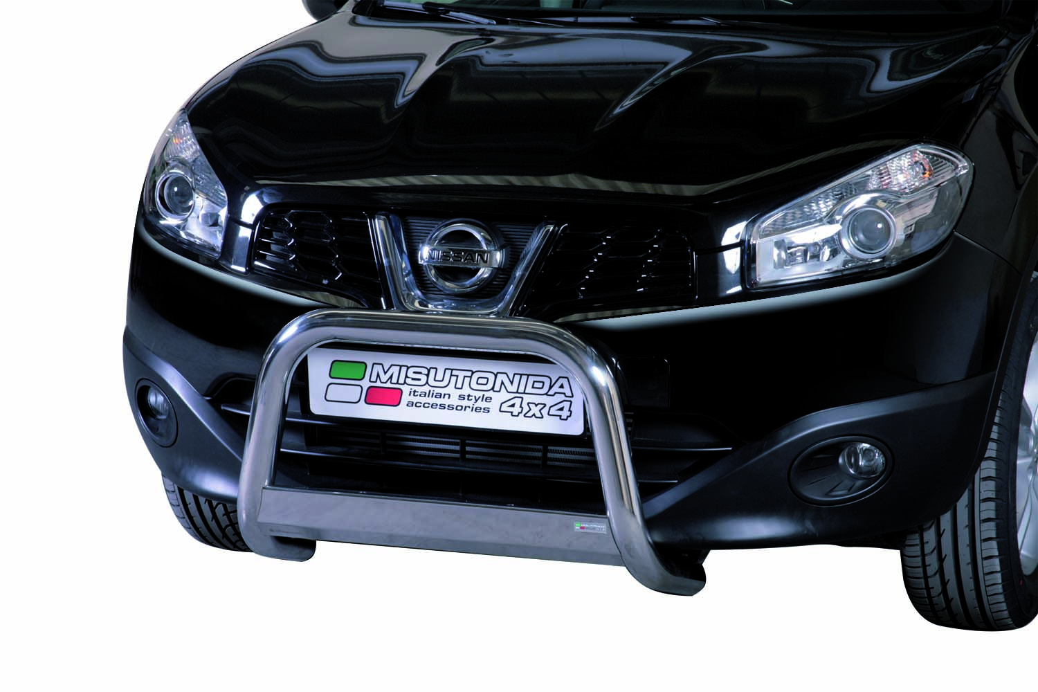 MEDIUM BAR INOX Ø 63 NISSAN QASHQAI 2010/2013 + CE