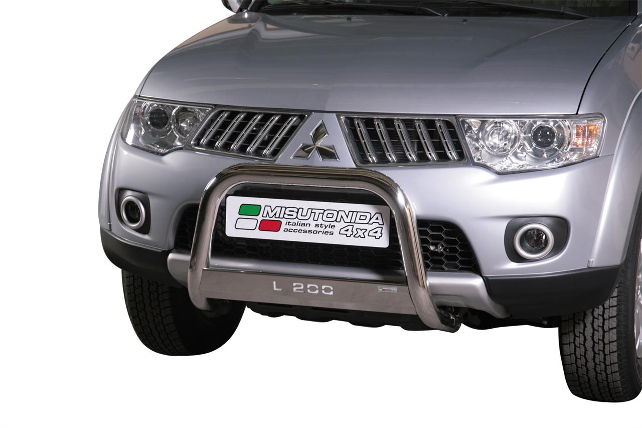 MEDIUM BAR INOX Ø 63 MITSUBISHI L200 2010/2014 CE