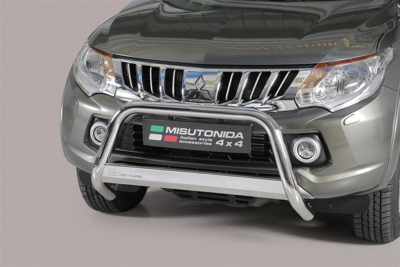 MEDIUM BAR INOX Ø 63 MITSUBISHI L200 2016/2019 CE