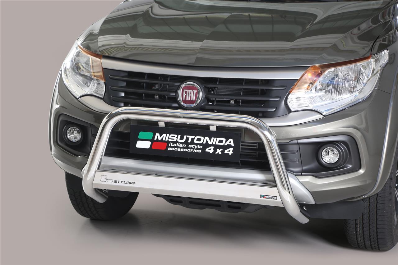 MEDIUM BAR INOX Ø 63 FIAT FULLBACK 2016+ CE