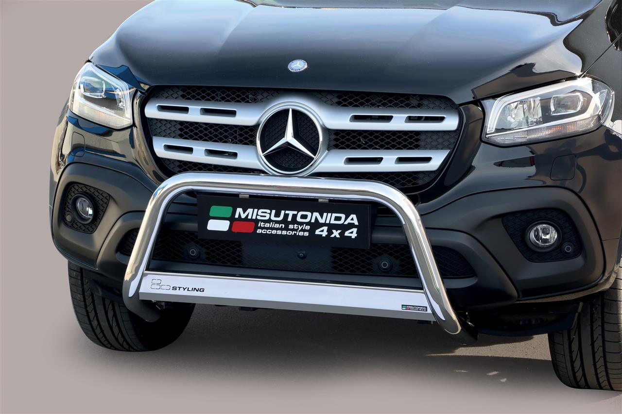MEDIUM BAR INOX Ø 63 MERCEDES CLASSE-X 2017+ CE