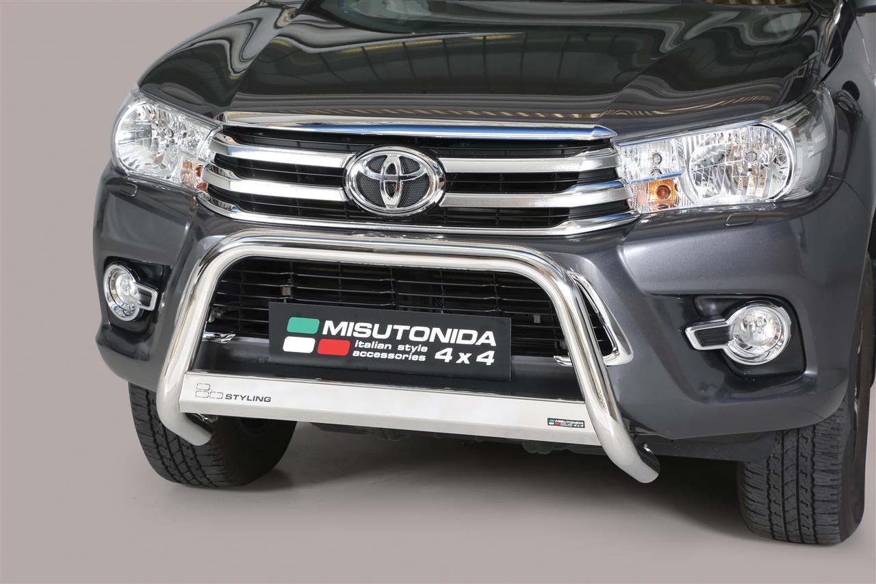 MEDIUM BAR INOX Ø 63 TOYOTA HILUX 2016/2020 CE