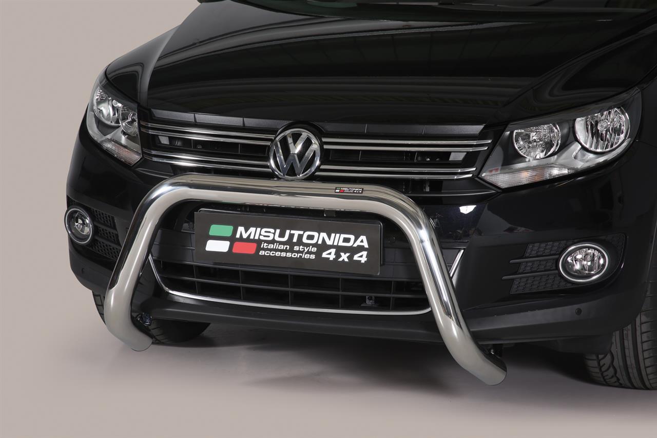 SUPER BAR INOX Ø 76 VOLKSWAGEN TIGUAN 2011+ CE