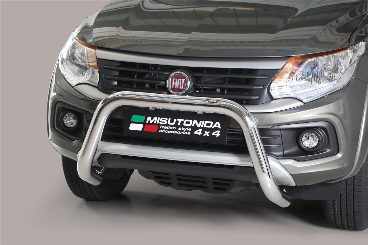SUPER BAR INOX Ø 76 FIAT FULLBACK 2016+ CE