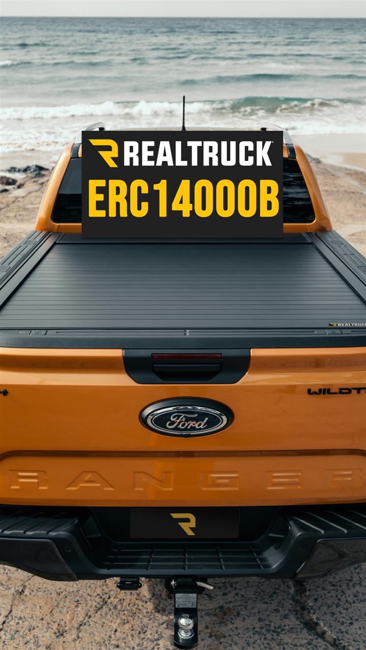ROLL COVER ELECTRIQUE NOIR REALTRUCK FORD RANGER 2023+ DOUBLE CABINE
