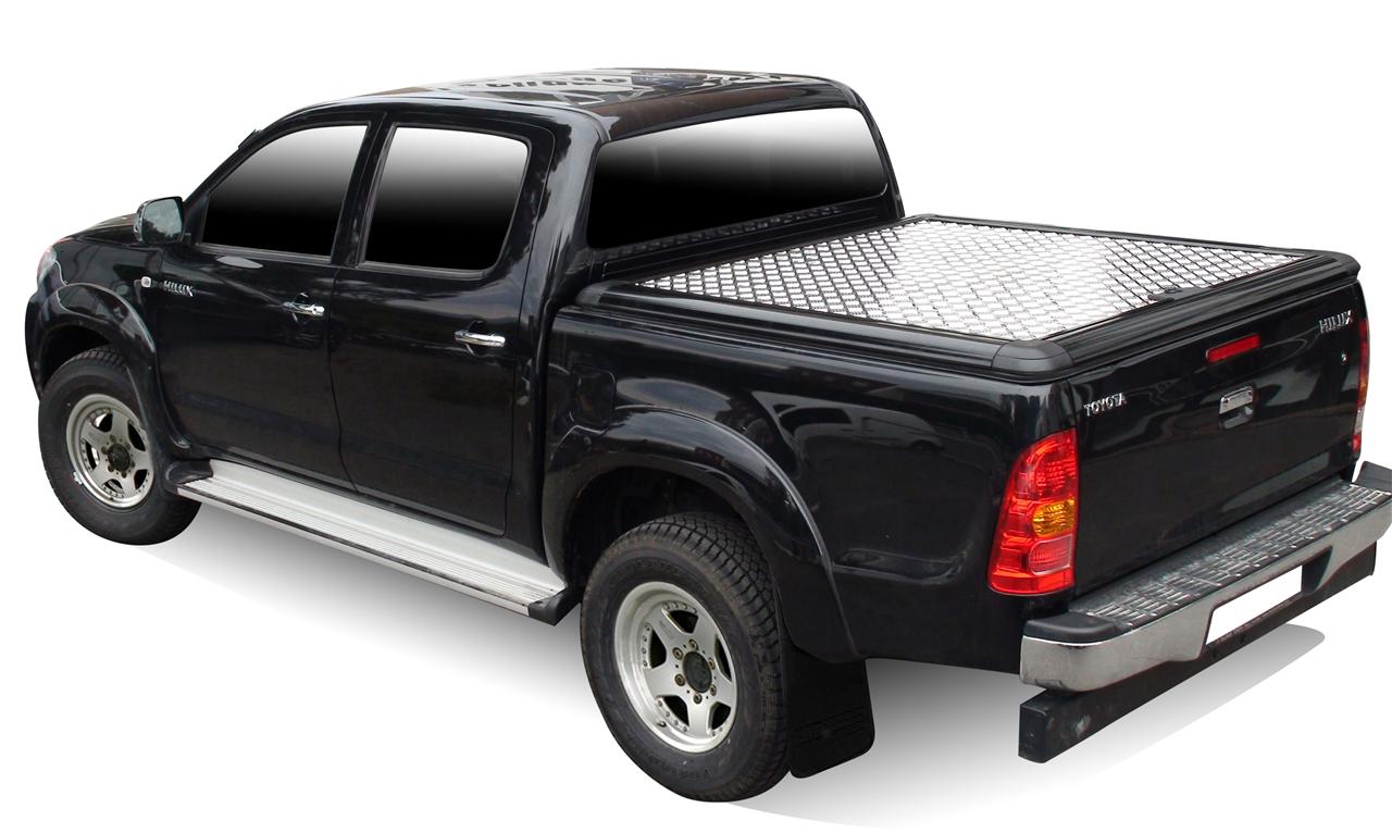TONNEAU COVER ALUMINIUM V2 TOYOTA HILUX/VIGO DOUBLE CABINE 2005/2015 