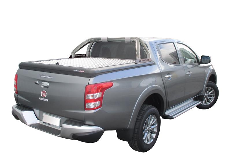 ROLL BAR INOX UPSTONE DOUBLE TUBE Ø 76 FIAT FULLBACK DOUBLE CAB 2016+