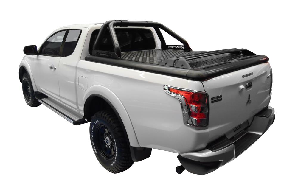 ROLL BAR BLACK STAINLESS STEEL Ø 76 COMPATIBLE T.COVER UPSTONE - MITSUBISHI L200 2016+