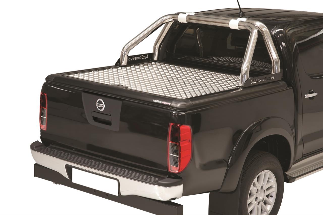 ROLL BAR INOX UPSTONE DOUBLE TUBE Ø 76 NISSAN D40 2005/2015