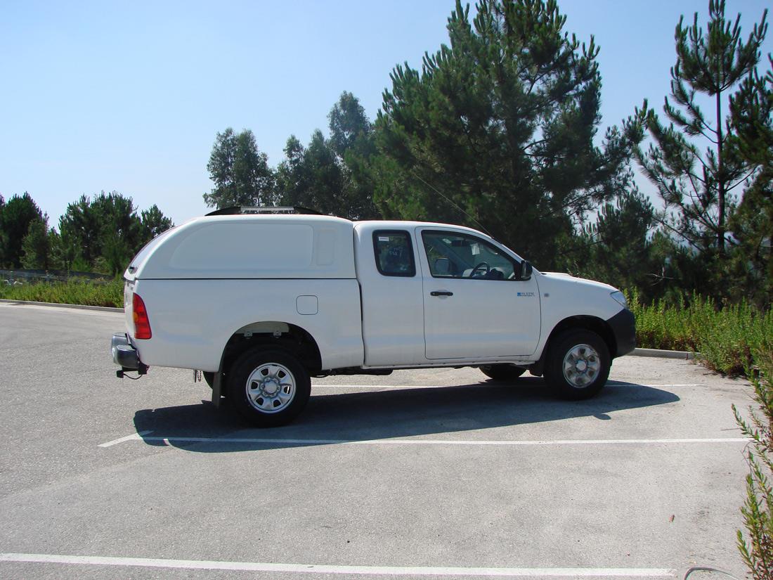HARD TOP FB TOYOTA VIGO 2005/2015 SIMPLE CAB SANS VITRES LATERALES - NON PEINT 