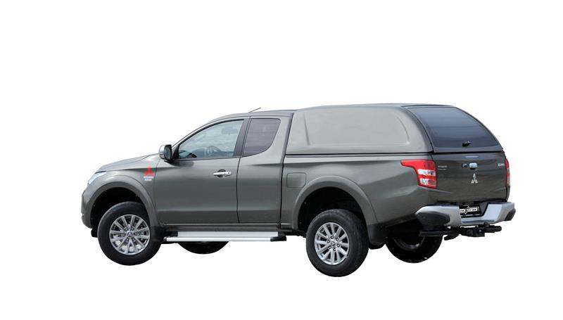 HARD TOP FB MITSUBISHI L200 2005/2010 DOUBLE CAB (BENNE COURTE) SANS VITRES LATERALES - NON PEINT