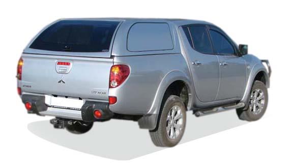 HARD TOP FB MITSUBISHI L200 KB4 2010/2015 CLUB CAB AVEC VITRES LATERALES COULISSANTES - NON PEINT