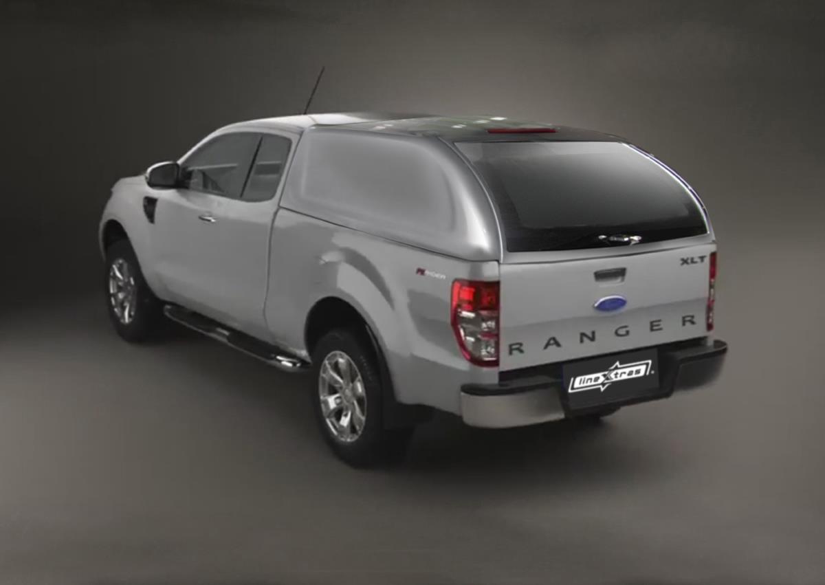 HARD TOP FB FORD RANGER 2012/2023 SUPER CAB SANS VITRES LATERALES - NON PEINT