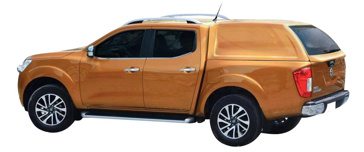 HARD TOP FB NISSAN NP300 2016+ KING CAB SANS VITRES LATERALES - ORANGE EAU