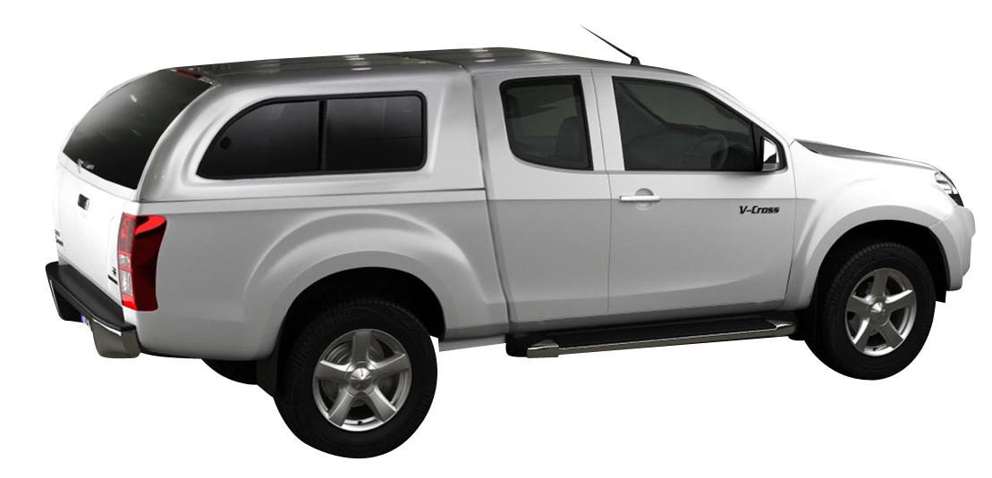 HARD TOP FB ISUZU D-MAX 2017/2020 CREW CABINE AVEC VITRES LATERALES COULISSANTES - NON PEINT 