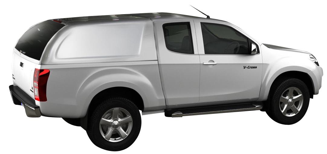 HARD TOP FB ISUZU D-MAX 2017/2020 CREW CAB SANS VITRES LATERALES - NON PEINT 