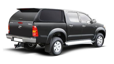 HARD TOP SLINE GLS TOYOTA VIGO 2005/2015 DOUBLE CAB SANS VITRES GRIS ATLAS METAL 1G3