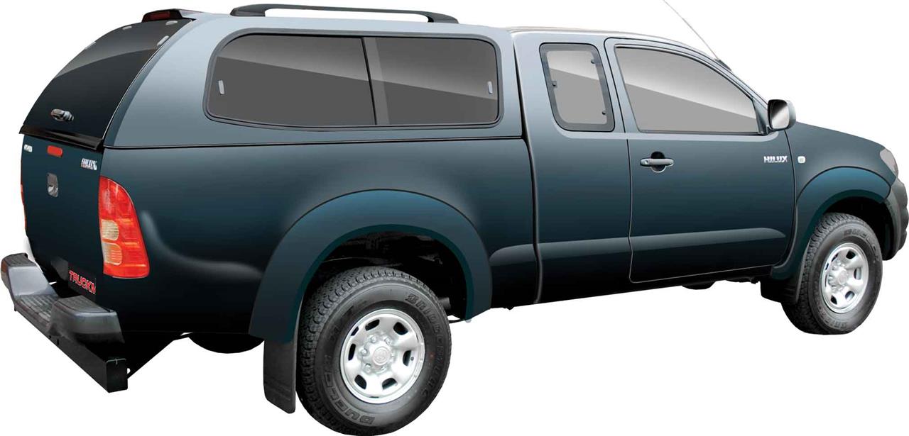 HARD TOP SLINE GLS TOYOTA VIGO 2005/2015 EXTRA CAB AVEC VITRES NOIR ATTITUDE METAL 218