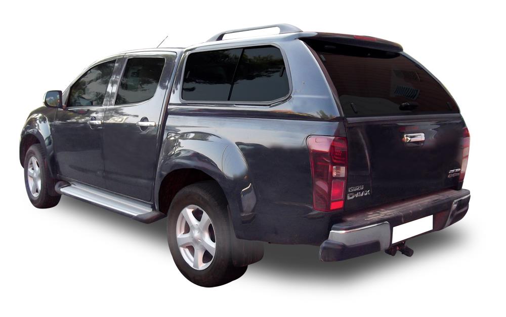 HARD TOP SLINE V2 ISUZU DMAX 2012/2020 CREW CAB AVEC VITRES COULISSANTES - GRIS TITANIUM 529