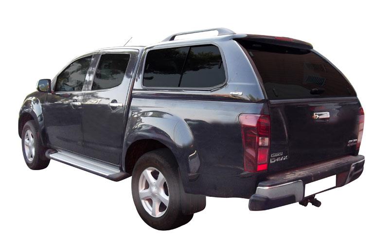 HARD TOP SLINE GLS ISUZU DMAX 2012/2020 SPACE CAB AVEC VITRES COULISSANTES - BLANC 531