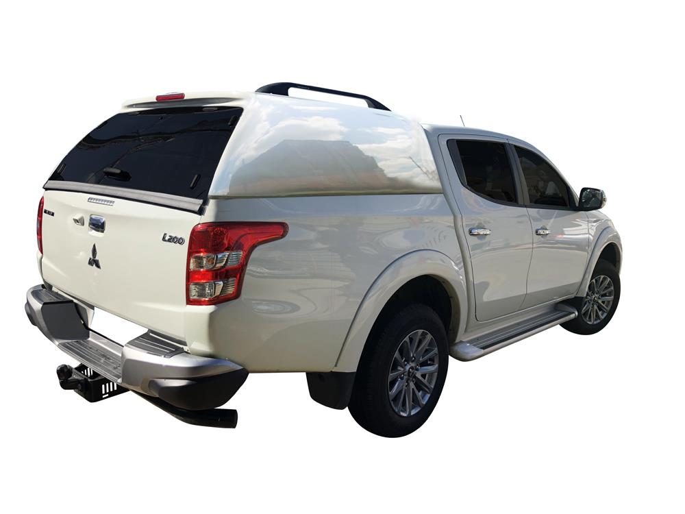 HARD TOP SLINE MITSUBISHI L200 / FIAT FULLBACK 2016+ DOUBLE CAB - SANS VITRES LATERALES - NON PEINT