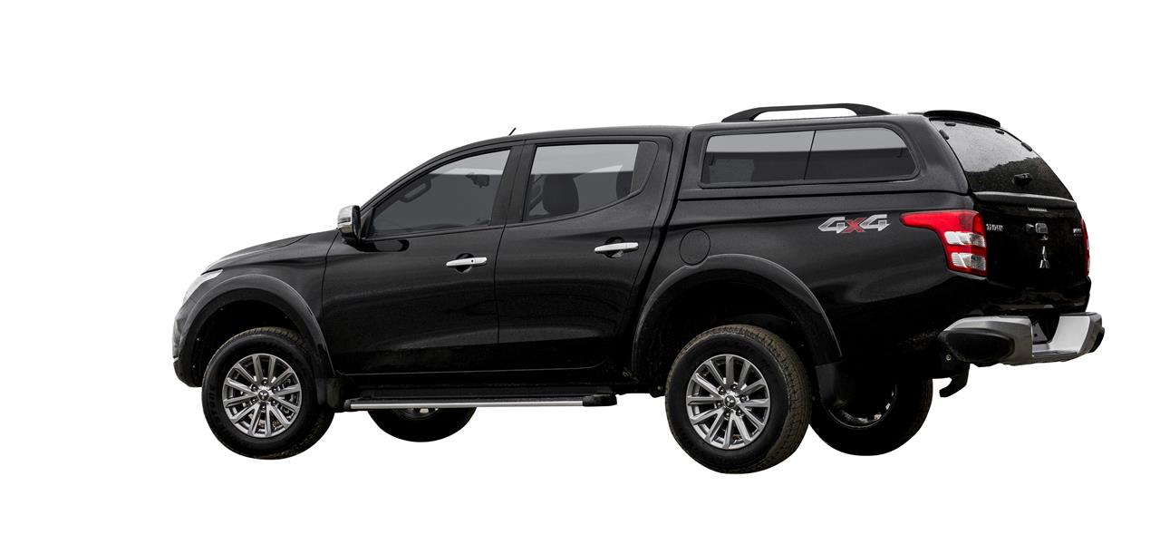 HARD TOP SLINE MITSUBISHI L200 / FIAT FULLBACK 2016+ DOUBLE CAB - VITRES COULISSANTES - GRIS U17
