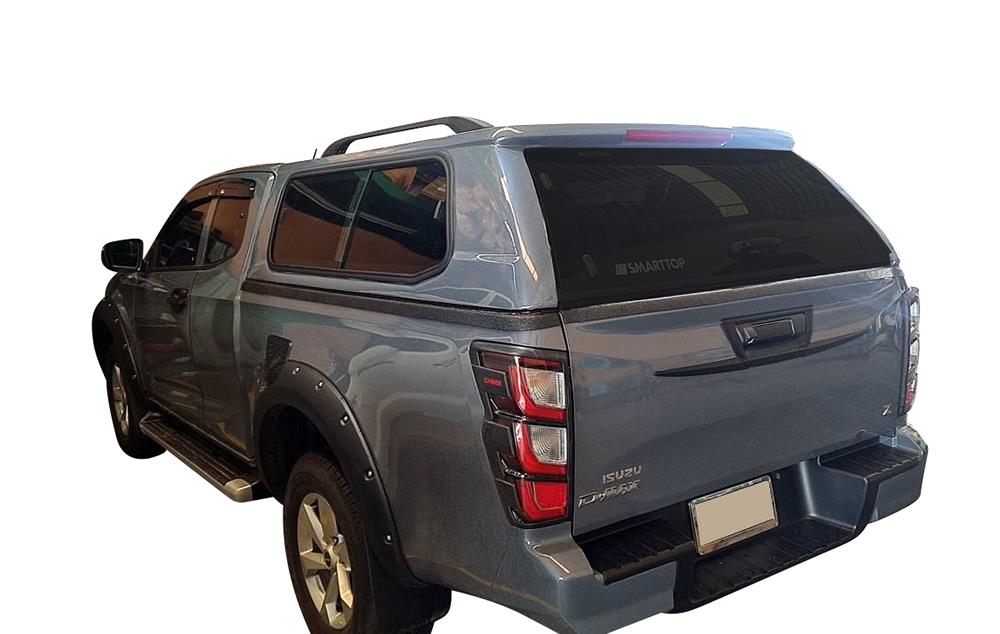 HARD TOP SLINE ISUZU DMAX 2020/2024 SPACE CAB - AVEC VITRES LATERALES COULISSANTES - GRIS 563