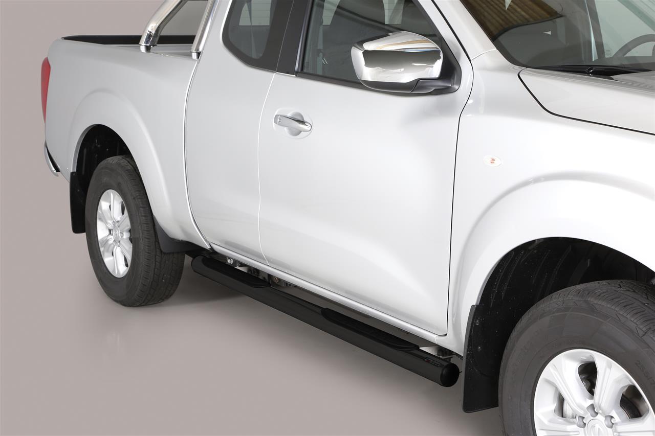 TUBES MARCHE PIEDS NOIR Ø 76 NISSAN NP300 2016+ KING CAB