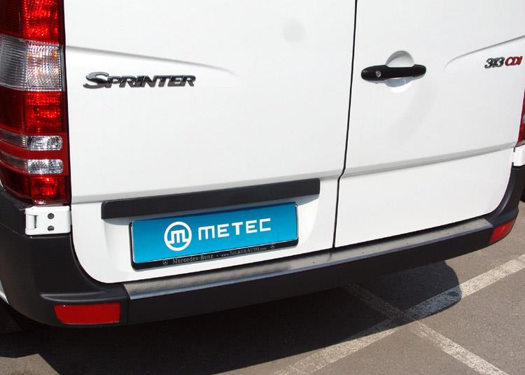 PLAQUE INOX PROTECTION PARE-CHOC ARRIERE M. SPRINTER 2007+ (adhésif)