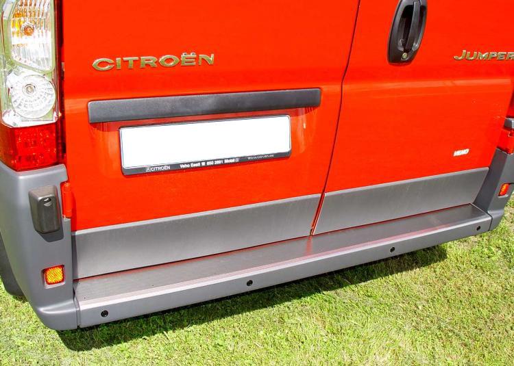 PLAQUE INOX PROTECTION PARE-CHOC ARRIERE FIAT DUCATO 2007+