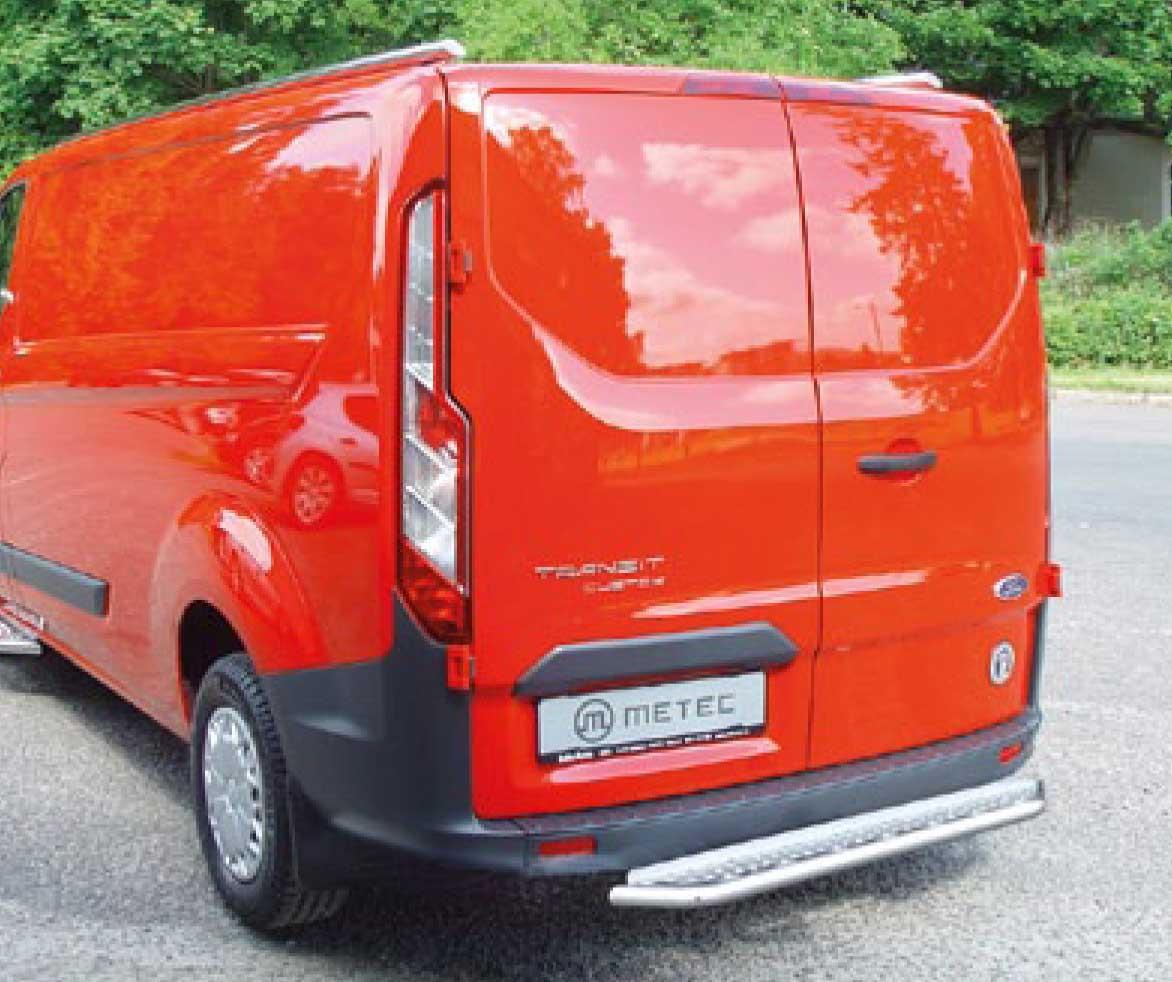 MARCHE-PIEDS INOX PORTE ARRIERE FORD TRANSIT CUSTOM 2013+ L1/L2 1 PC