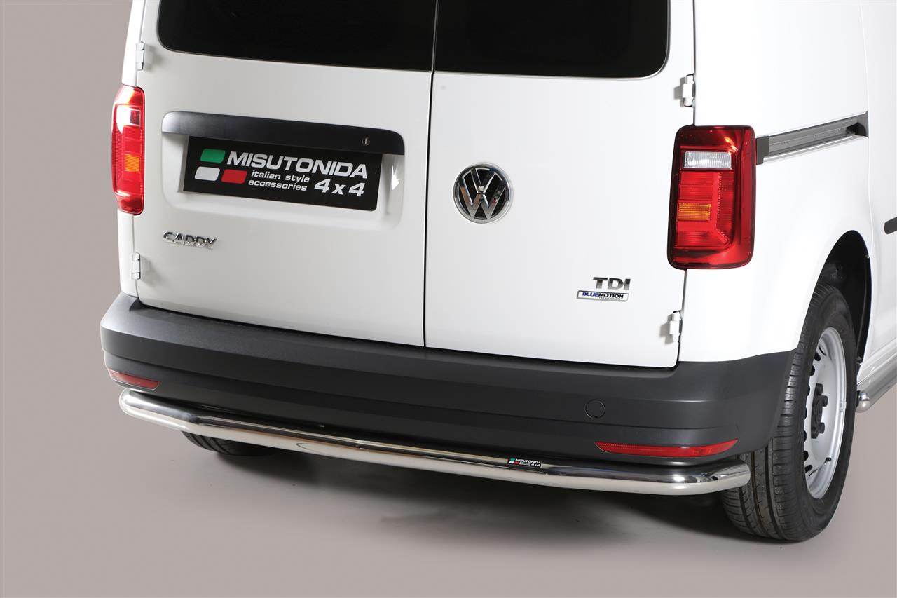 PARE CHOC ARRIERE INOX Ø 63 VOLKSWAGEN CADDY 2004/2011 ET 2015+