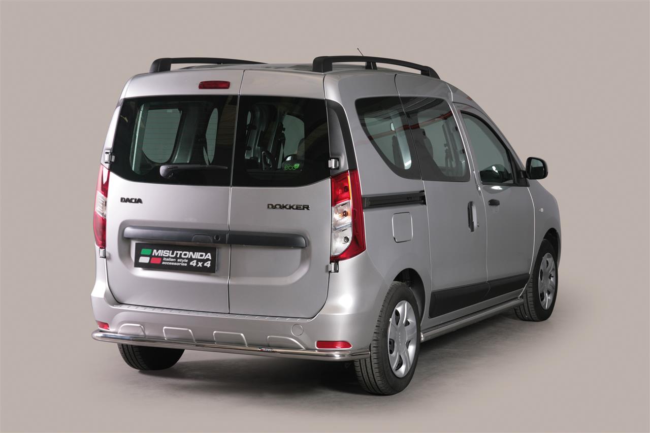 PARE CHOC ARRIERE INOX Ø 63 DACIA DOKKER 2012+
