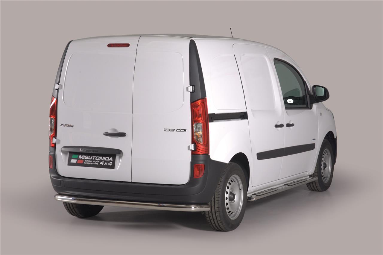 PARE CHOC ARRIERE INOX Ø 63 MERCEDES CITAN 2012+