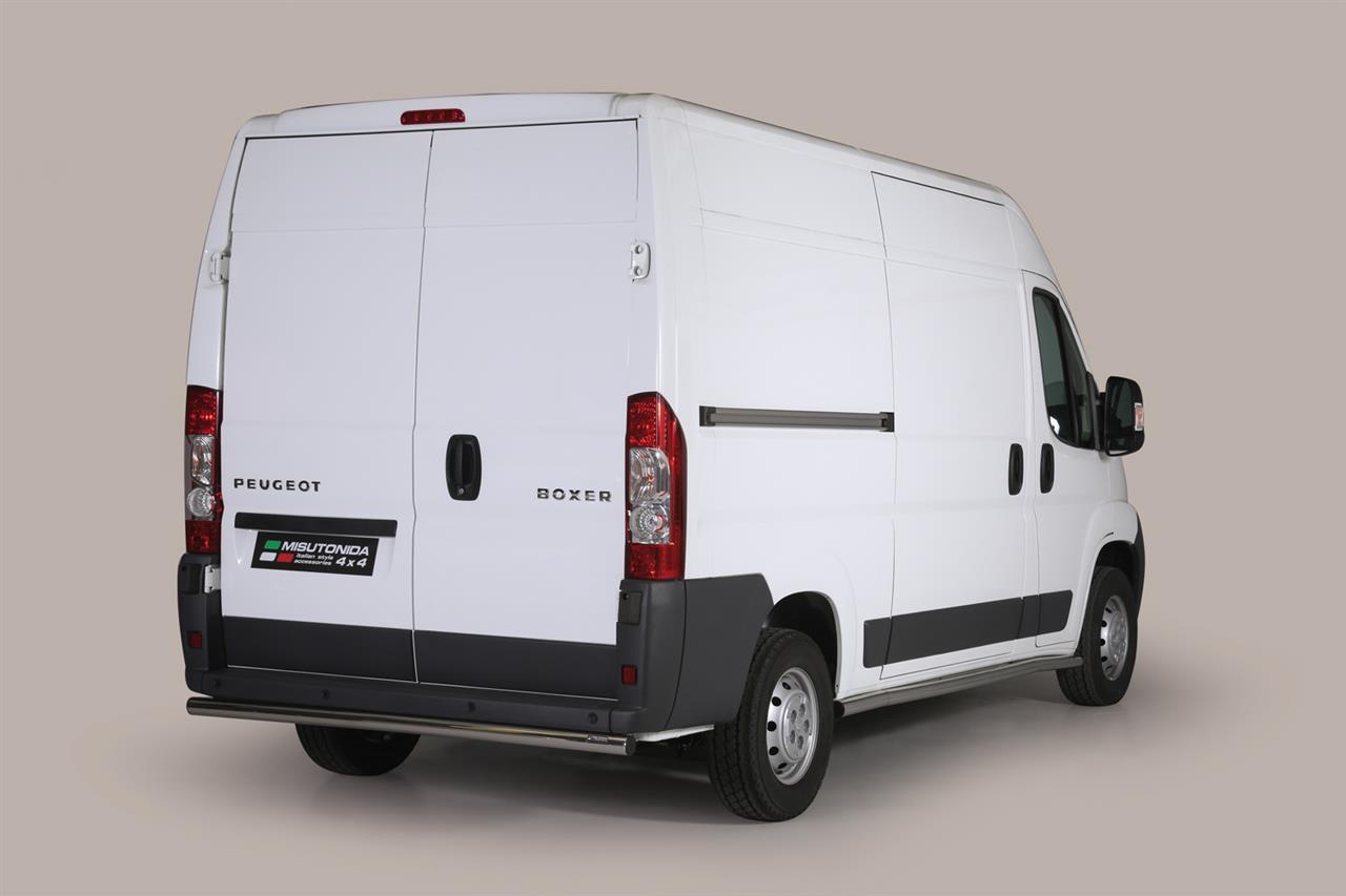 PARE CHOC ARRIERE INOX Ø 63 PEUGEOT BOXER 2006/2013 et 2014+