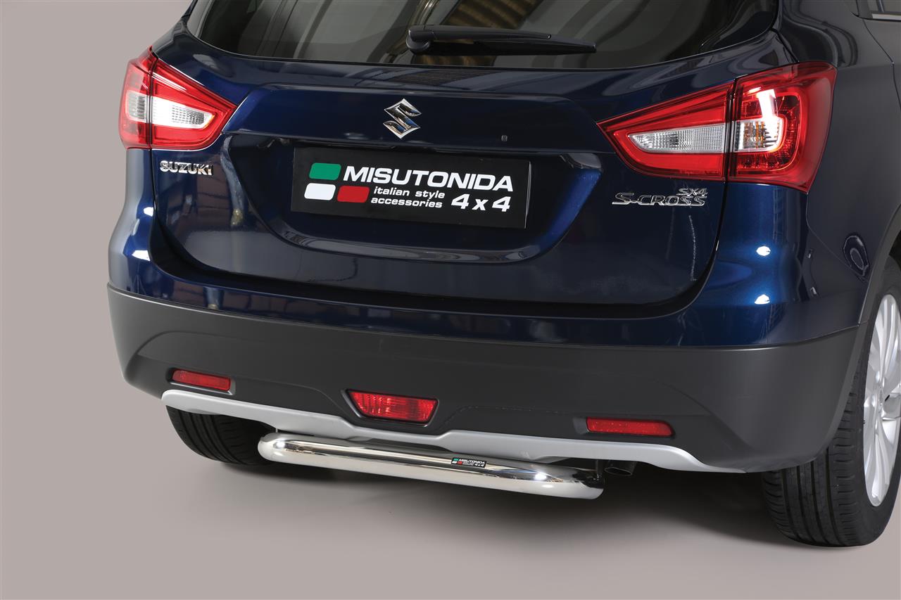 PARE CHOC ARRIERE INOX Ø 63 SUZUKI S-CROSS 2013/2016 et 2017+