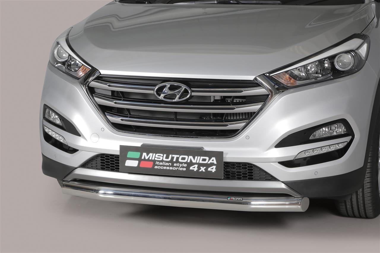 TUBE PROTECTION AVANT INOX Ø 76 HYUNDAI TUCSON 2015+