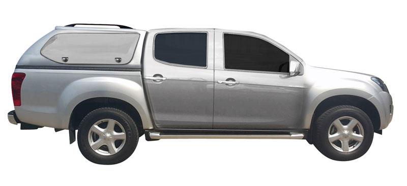 HARD TOP SLINE SP ISUZU D-MAX 2012/2020 SPACE CAB AVEC PORTES PAPILLON - GRIS 554