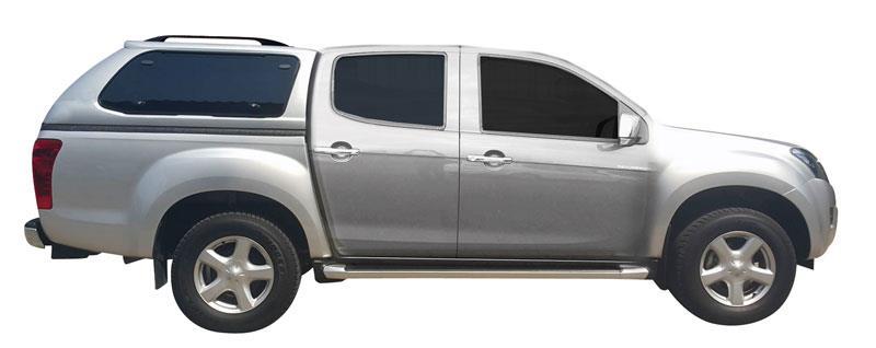 HARD TOP SLINE SV ISUZU D-MAX 2012/2020 CREW CAB AVEC VITRES PAPILLON - GRIS 530