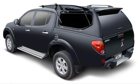 HARD TOP SLINE SV MITSUBISHI L200 2010/2014 DOUBLE CAB LONGUE BENNE VITRE PAPILLON BLANC W32 